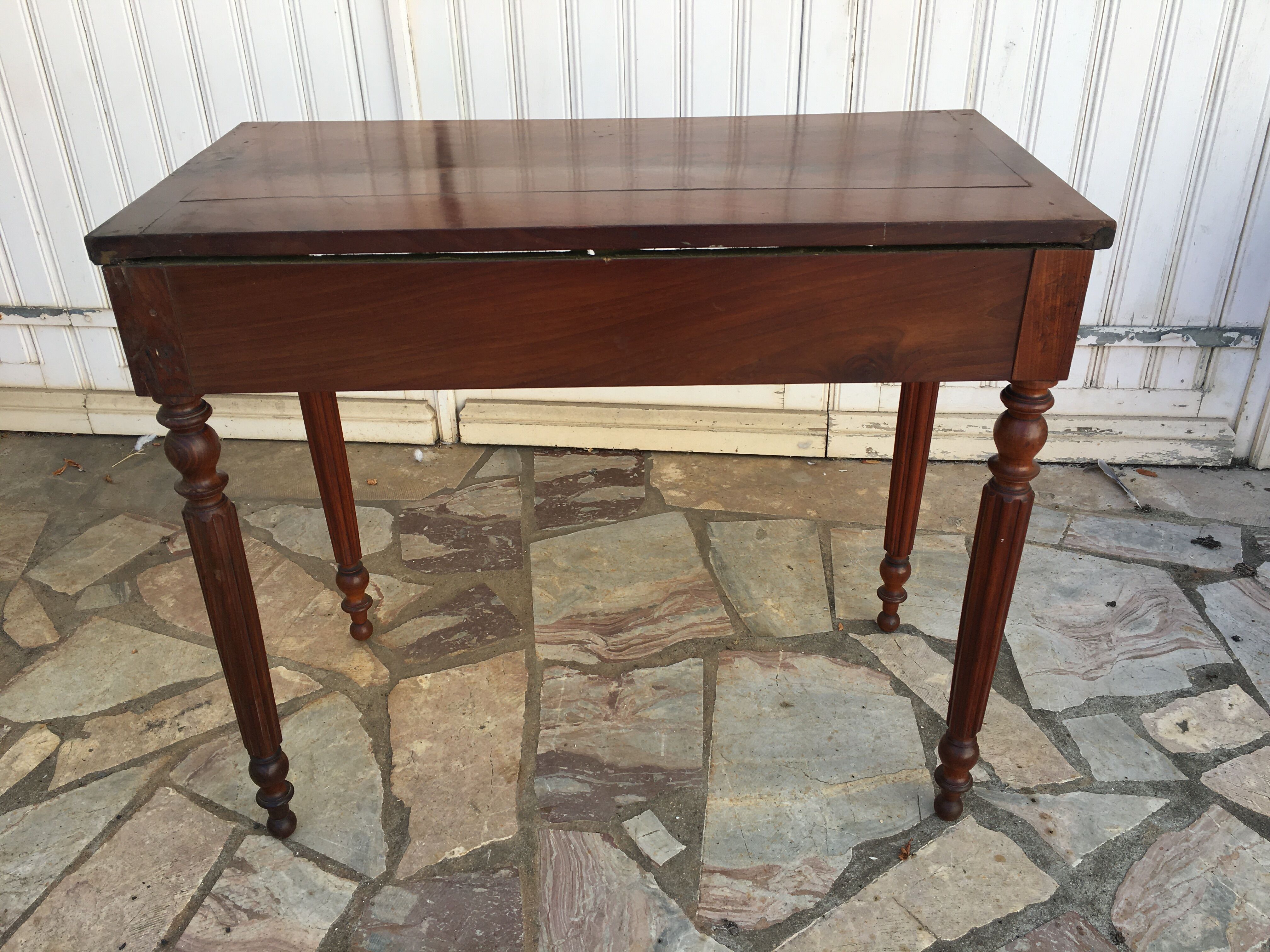 Louis Philippe console in mahogany 19th century