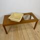 Scandinavian teak coffee table with planter, 1960.