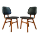 Pair of Borge Mogensen-style chairs, Denmark, 1960s