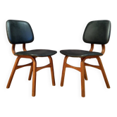 Pair of Borge Mogensen-style chairs, Denmark, 1960s