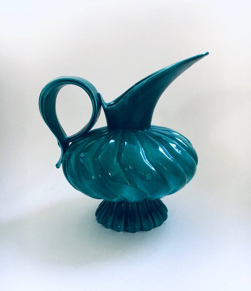 Mid-century Modern Studio Art Pottery Duck Spout Decanter by Alexandre, 1950s