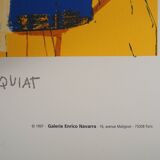 Jean-Michel Basquiat: Welcome Sign, signed lithograph