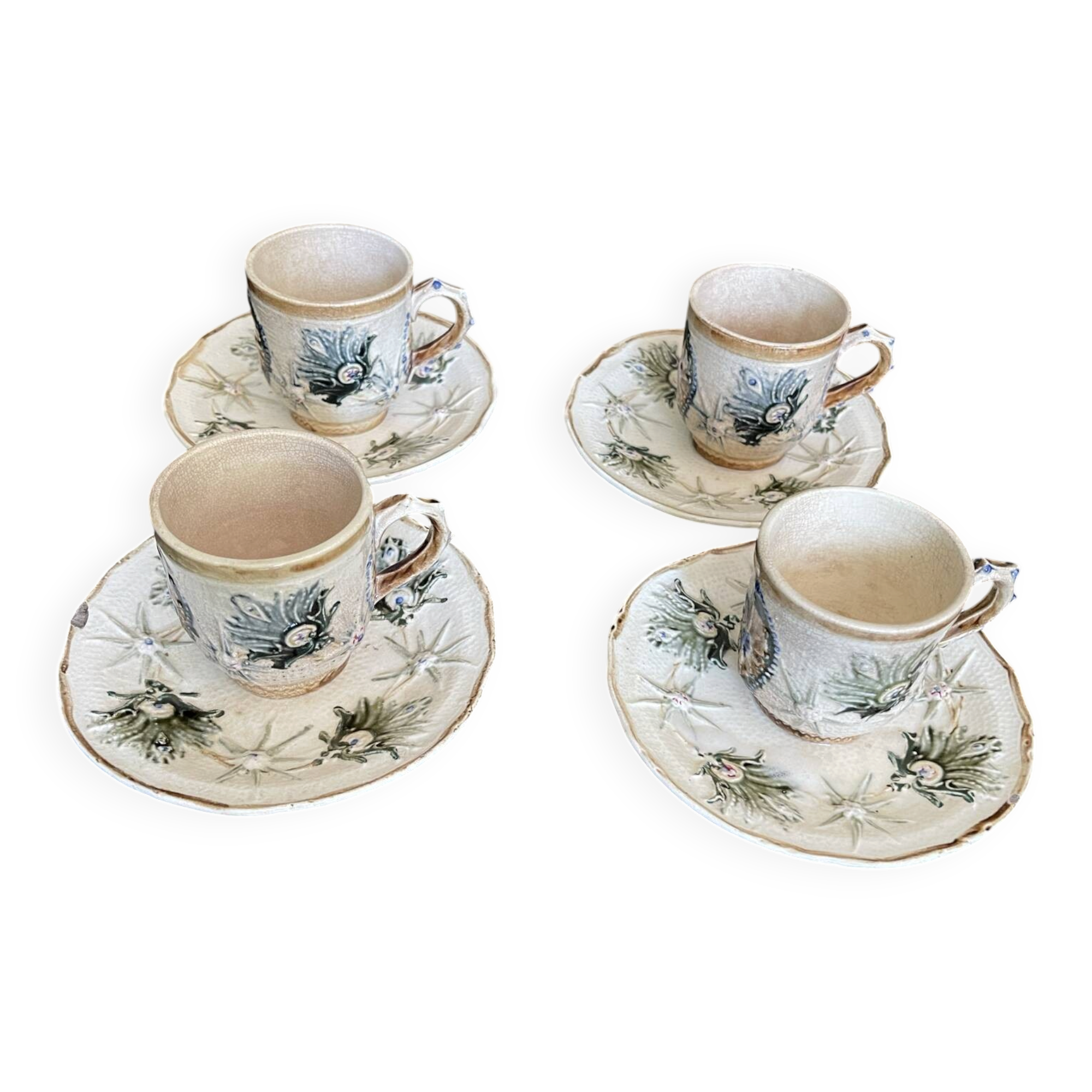 Tasses à café Wasmuël XIXeme