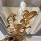 Bronze table lamp shape dragon head oil lamp