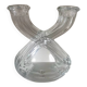 Beau bougeoir en cristal de Vannes Le Châtel