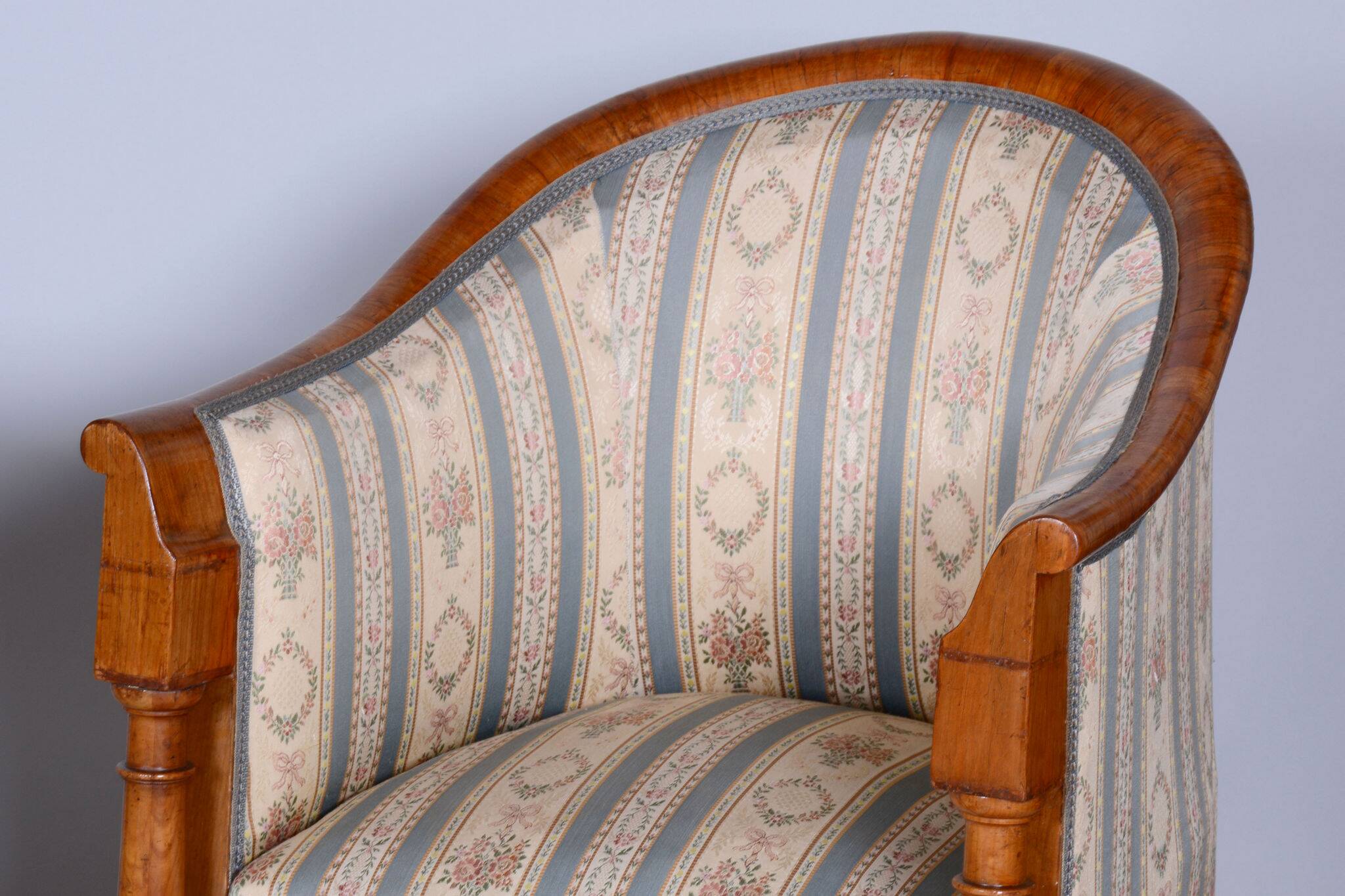 Ensemble de sièges en bouleau Biedermeier restauré, polonais ravivé, Vienne, Autriche, années 1830