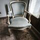 paire fauteuils style louis xv