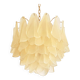 Contemporary Modern Sanded Champagne "Rondini" Murano Chandelier by Simoeng