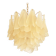 Contemporary Modern Sanded Champagne "Rondini" Murano Chandelier by Simoeng