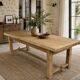 Solid oak farmhouse table