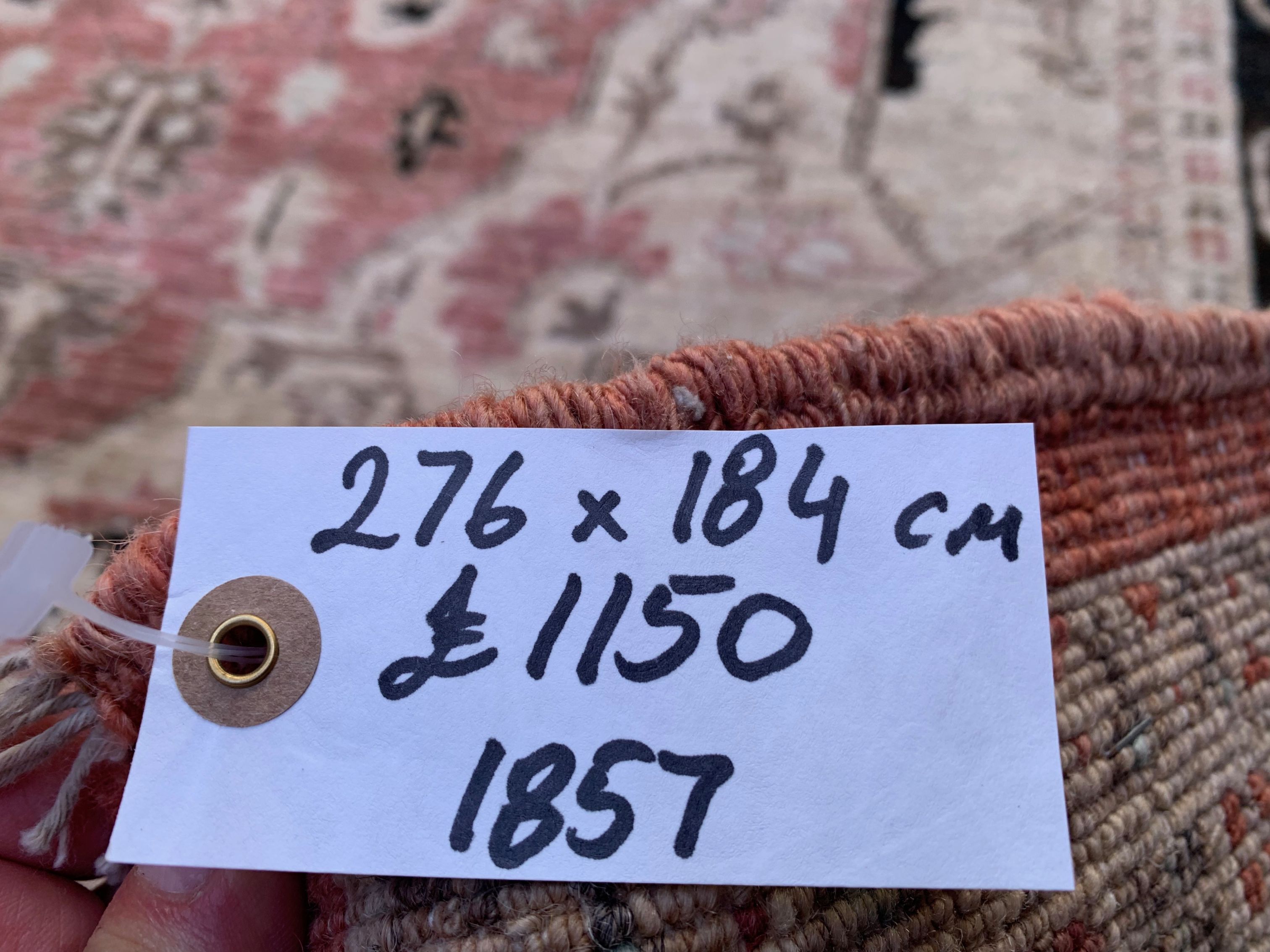 Fine Afghan Wool Ziegler Rug 276x184 cm