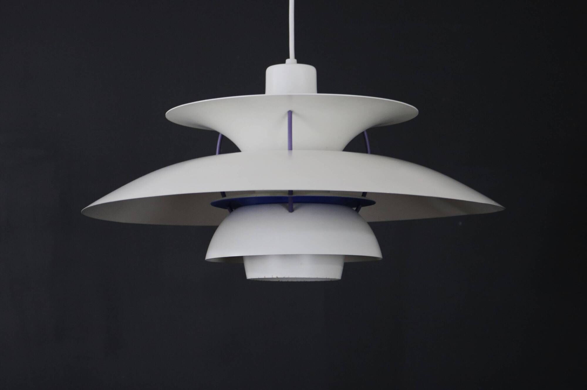 The real Danish stuff - PH5 pendant - original white color - Louis Poulsen - Poul Henningsen -