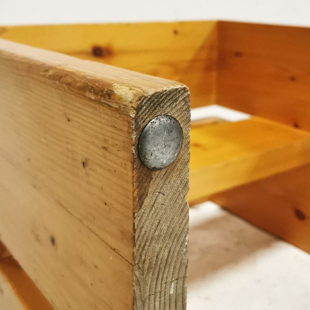 Stool " Les Arcs " by Charlotte Perriand, 1960