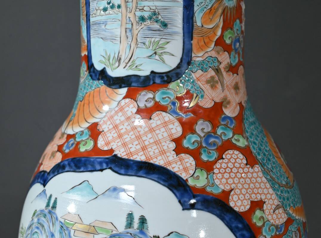 Important Arita Vase, Meiji era, Japan – Late 19th century