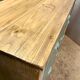 Meuble de metier enfilade a tiroirs en bois restauré