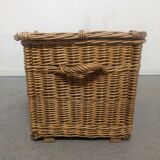 Trunk or XXL wicker chest of the 50s / 60s