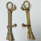 Valenti XL bronze rope knot door handles, Spain, 1980s
