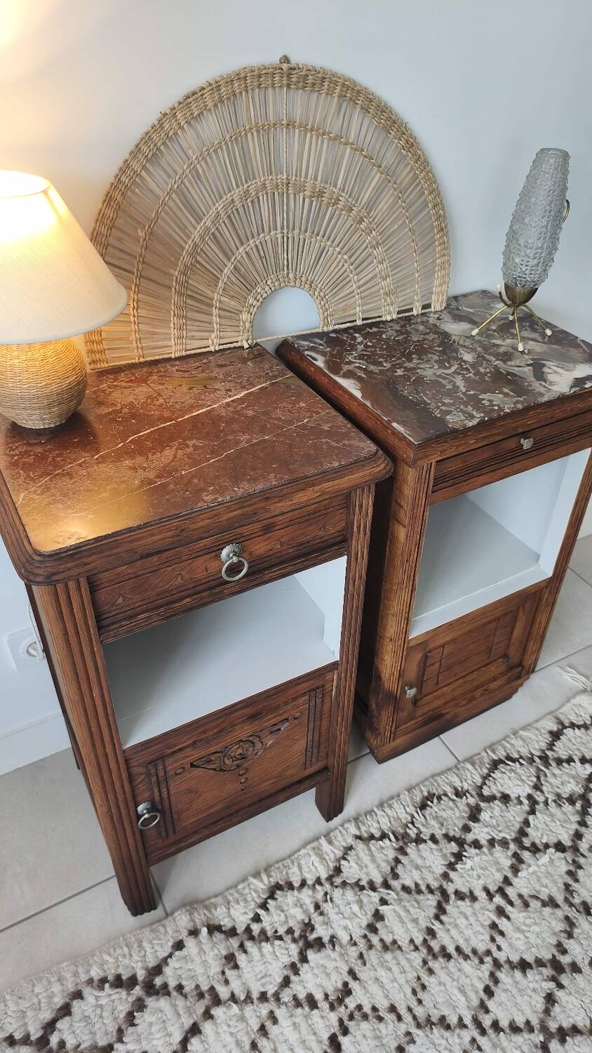 Art Deco bedside tables