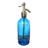 Bistro blue siphon sparkling water
