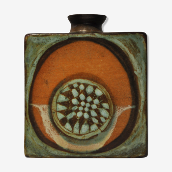Vase grès géométrique motifs abstraits Onet