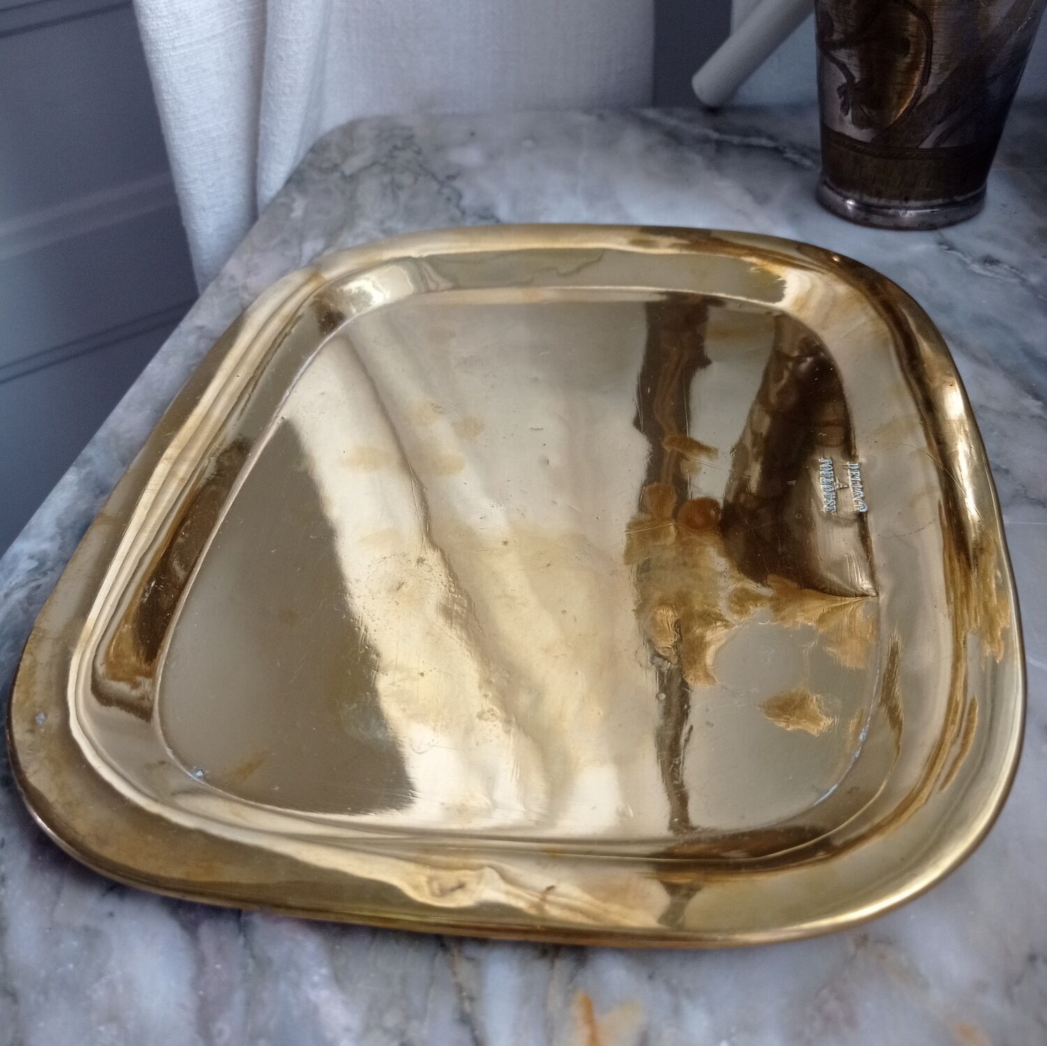 Brass tray