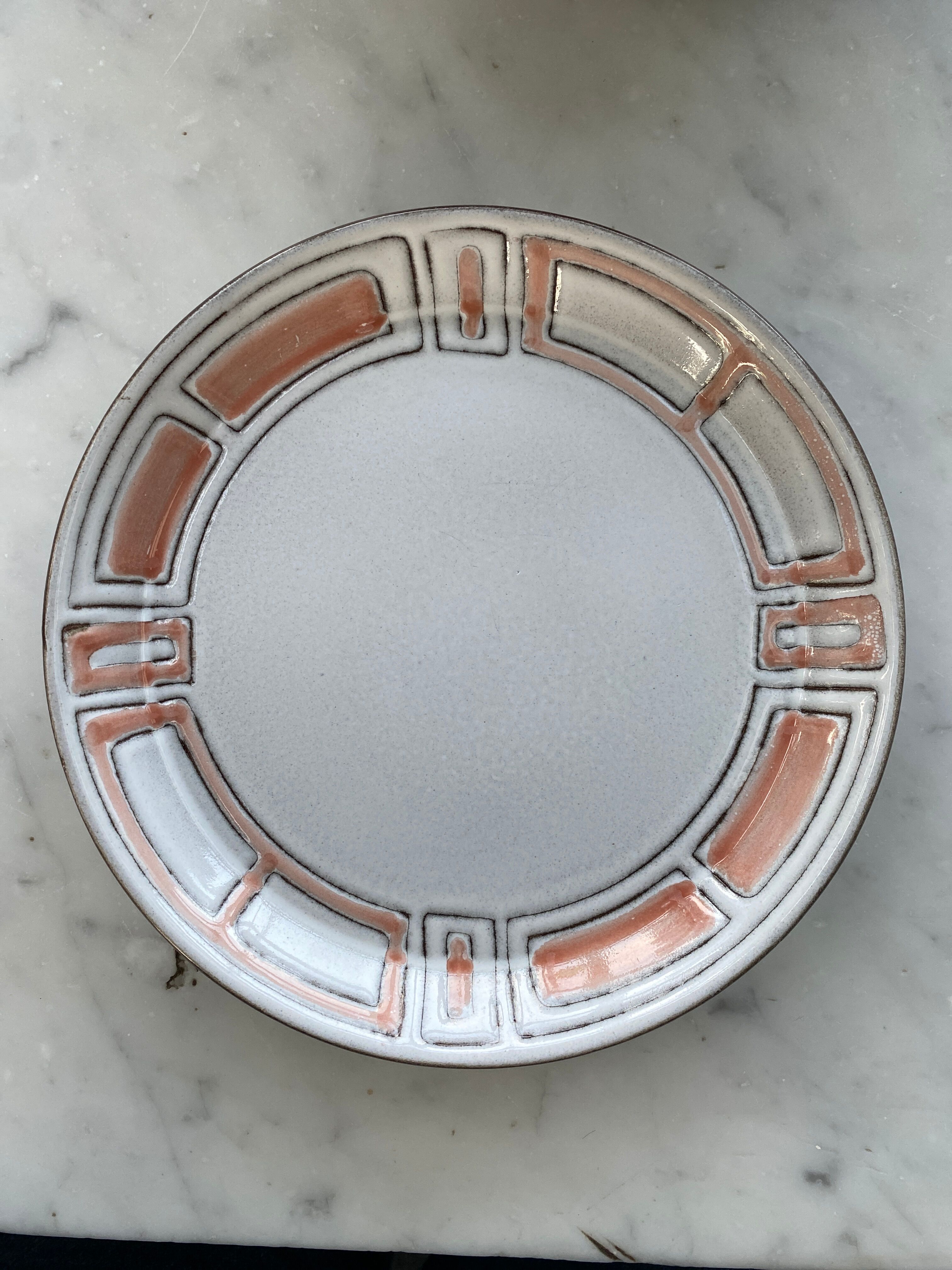 5 dessert plates Niderviller mahia model