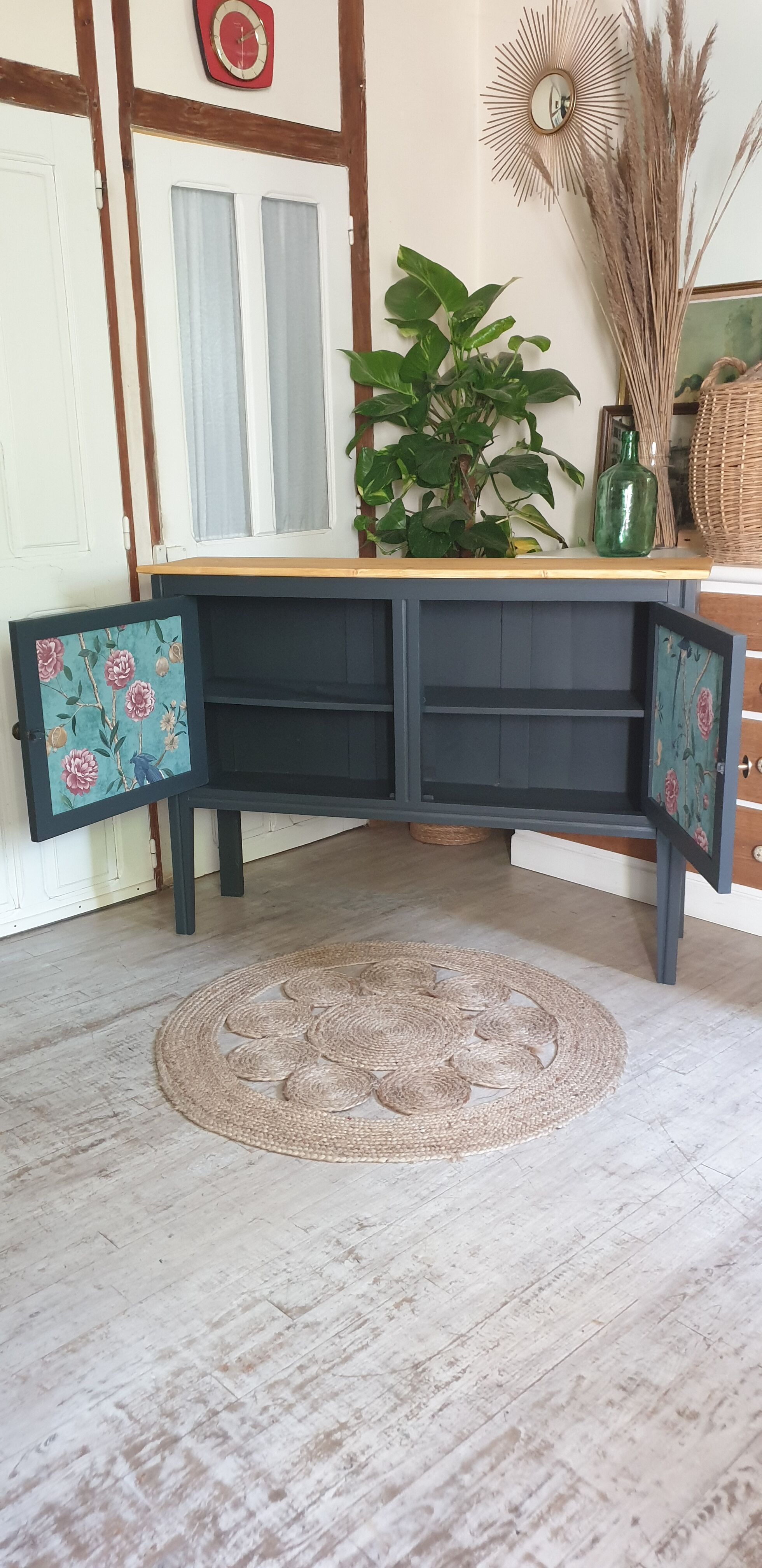 Parisian buffet anthracite gray