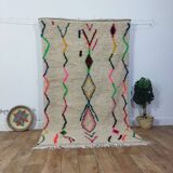 Handmade Berber wool mrirt rug 236 X 140 CM