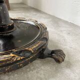 1900 lion paw pedestal table