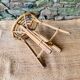 Vintage 1960s rattan stool