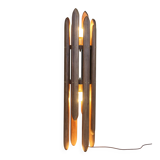 Mid-Century Modern Collectible Design Museum Quality Solid Wood Floor Lamp