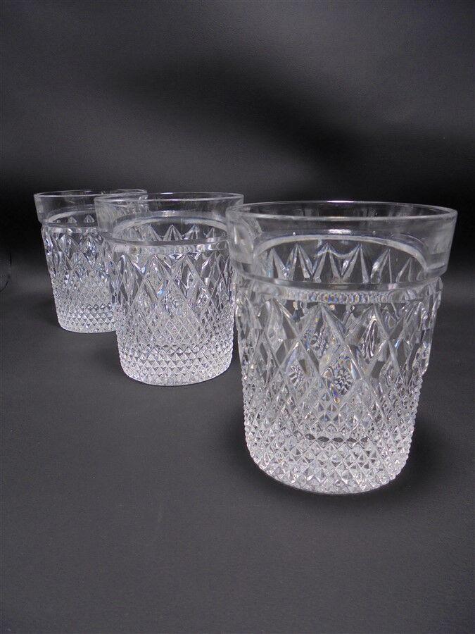 3 whiskey glasses