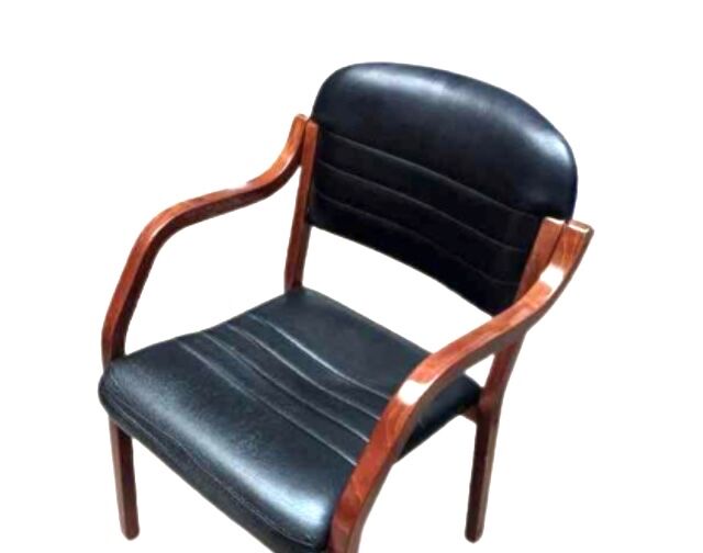 Vintage armchair, solid wood frame