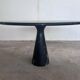 Angelo Mangiarotti M1 dining table Nero Marquina marble 130cm