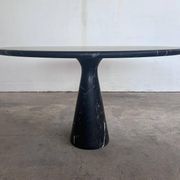 Angelo Mangiarotti M1 dining table Nero Marquina marble 130cm