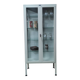 Vintage ManuBelge Medical Cabinet | Industrial Glass Display