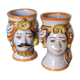 Vases Moorish Heads Caltagirone