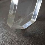 Vintage acrylic and glass dining table
