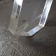 Vintage acrylic and glass dining table