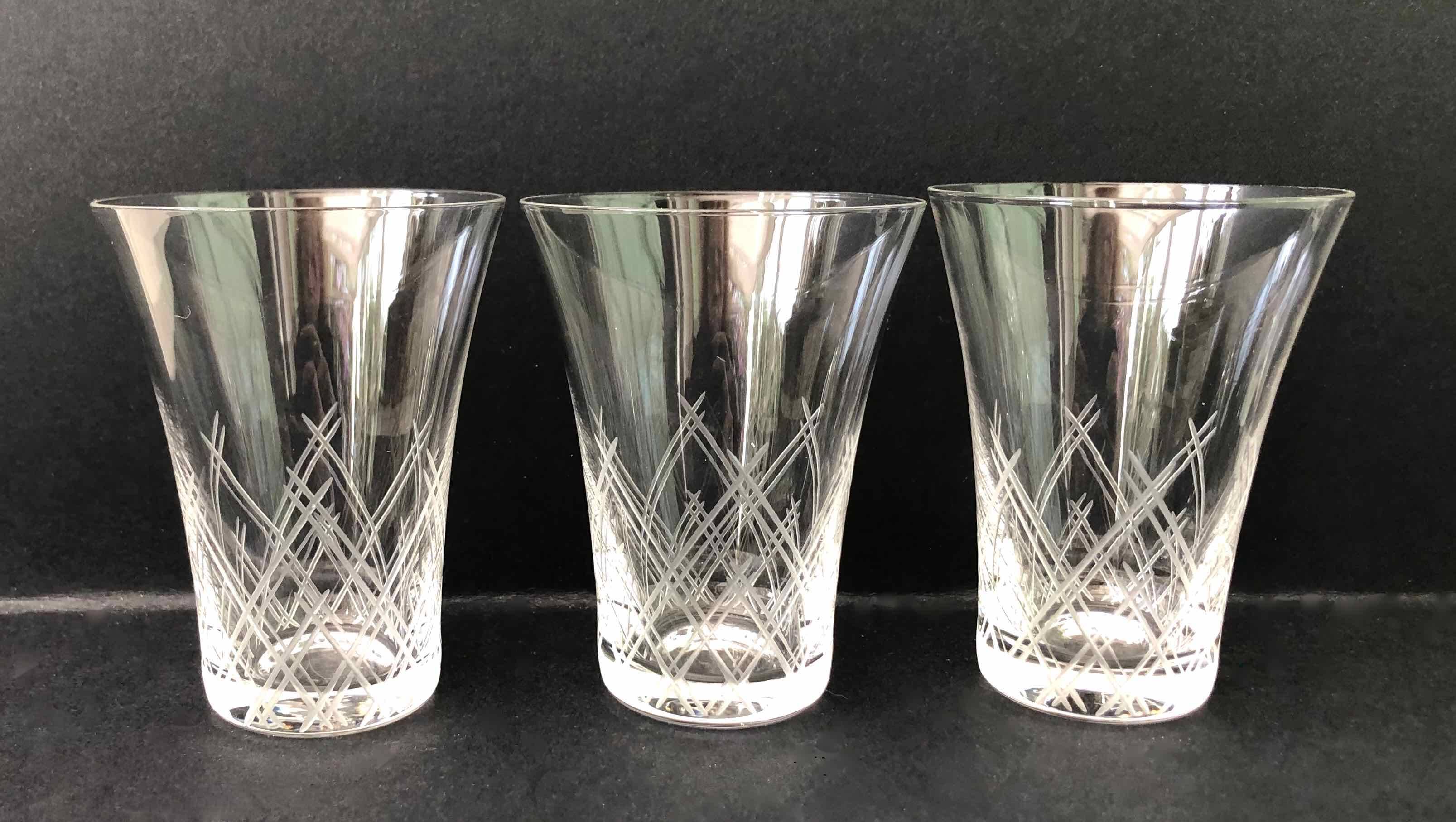 10 old alcohol goblets