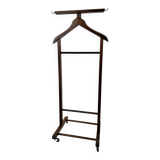 Wooden valet on wheels