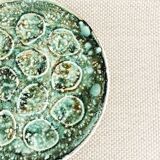 Niderviller oyster/shellfish platter – “moss” decoration – 1970s