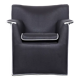 B&B Italia Lauriana black lounge chair, 1970s