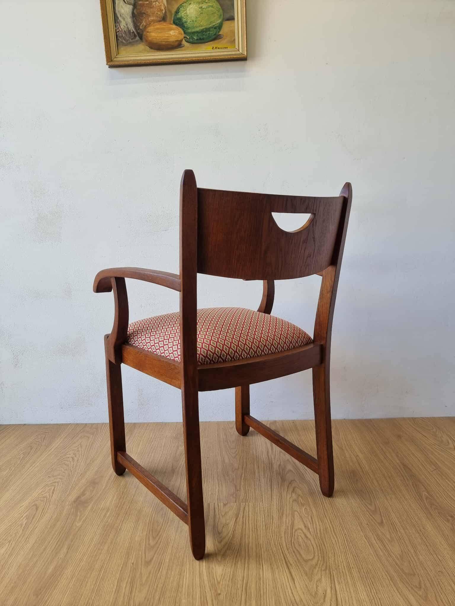 Oak office chair from the 1950s.