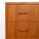 Scandinavian elm chest of drawers, 1950s