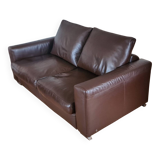 Natuzzi full grain leather sofa