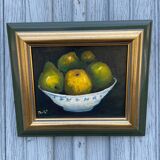 Oil painting on canvas, still life