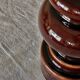 Vintage large 70's Steuler Ceramic Germany 288/25 Cari Zalloni Design Candle Holder dark brown