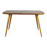 Scandinavian Swedish coffee table console 1970s - walnut