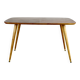 Scandinavian Swedish coffee table console 1970s - walnut